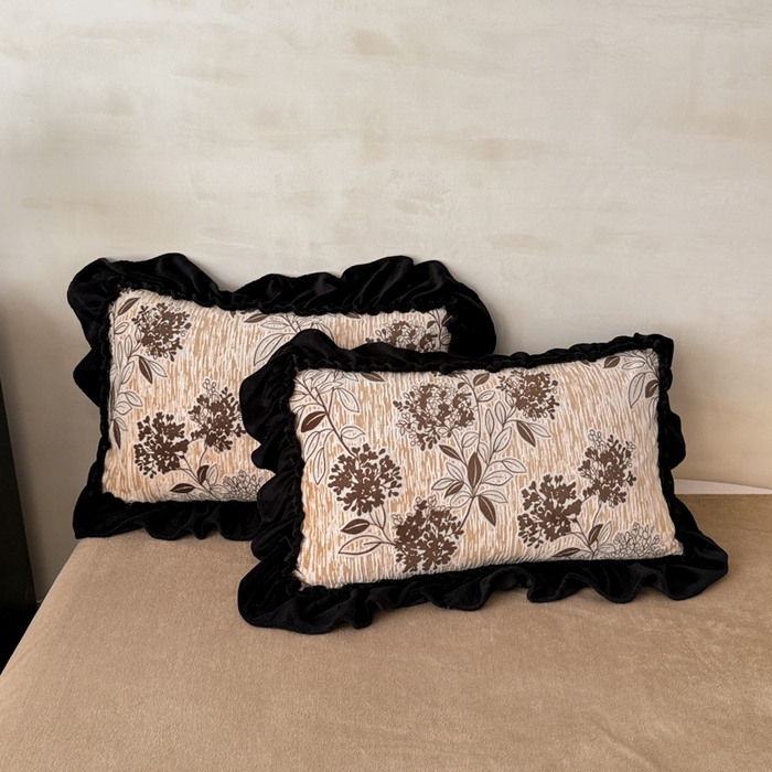 91家纺网 家纺一手货源 找家纺 米莱家纺 2025新款牛奶绒烂花法式花边四件套 曼塔