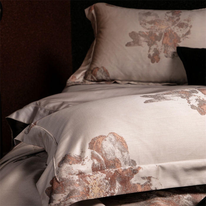 91家纺网 家纺一手货源 找家纺 （总）馨蕊家居 2025新款100S天丝棉色织提花四件套-慕然