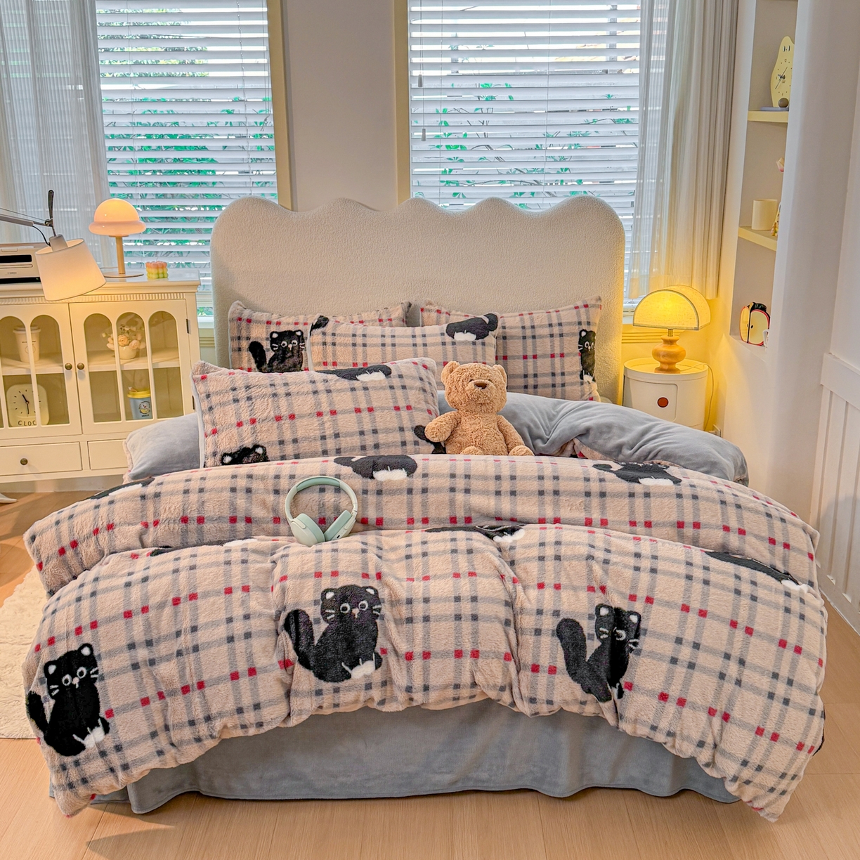 91家纺网 家纺一手货源 找家纺 （总）KA家纺 2025新款冬高克重兔毛牛奶绒四件套