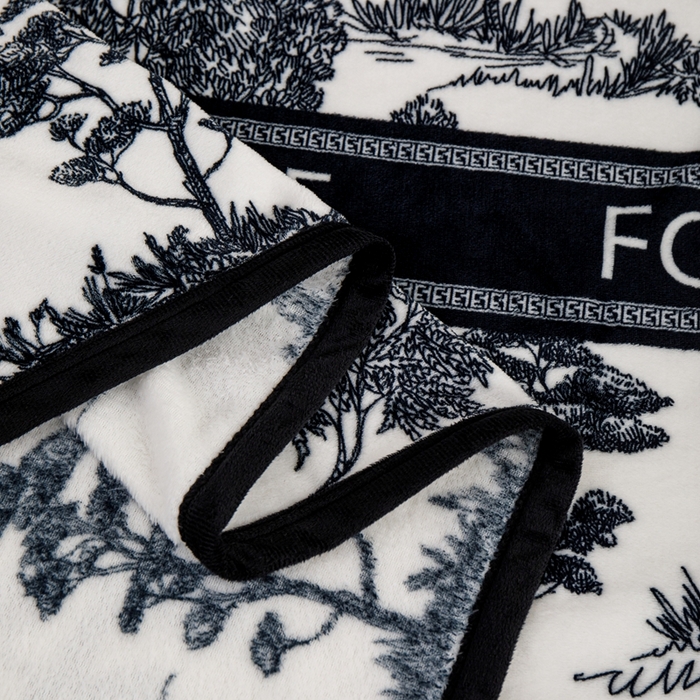 91家纺网 家纺一手货源 找家纺 梵心 2025新款云貂绒毛毯法兰绒毛毯牛奶绒毛毯爆款盖毯直播跨境专供-可定制克重  水墨画