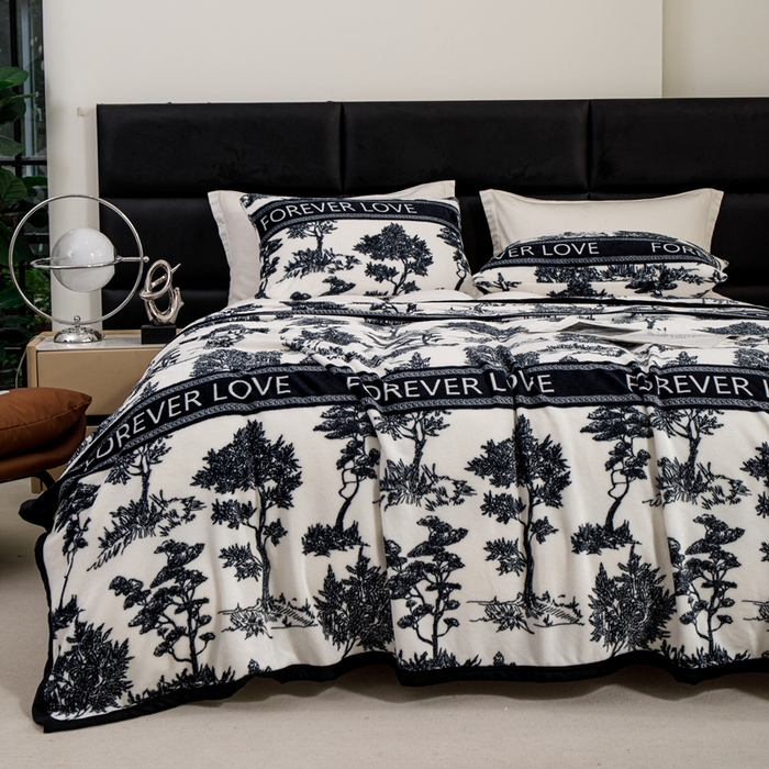 91家纺网 家纺一手货源 找家纺 （总）梵心 2025新款云貂绒毛毯法兰绒毛毯牛奶绒毛毯爆款盖毯直播跨境专供-可定制克重 