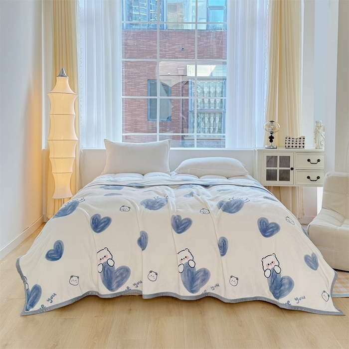 91家纺网 家纺一手货源 找家纺 （总）梵心 2025新款云貂绒毛毯法兰绒毛毯牛奶绒毛毯爆款盖毯直播跨境专供-可定制克重 