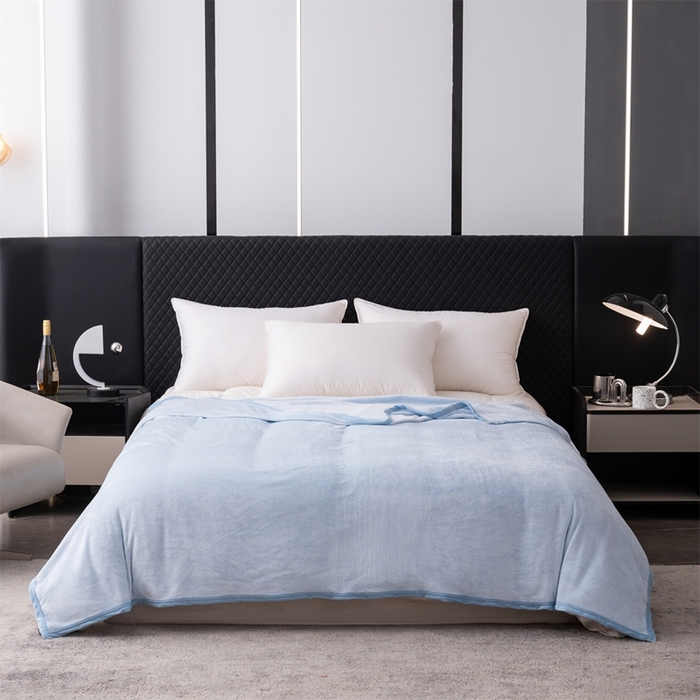 91家纺网 家纺一手货源 找家纺 （总）梵心 2025新款云貂绒毛毯法兰绒毛毯牛奶绒毛毯爆款盖毯直播跨境专供-可定制克重 