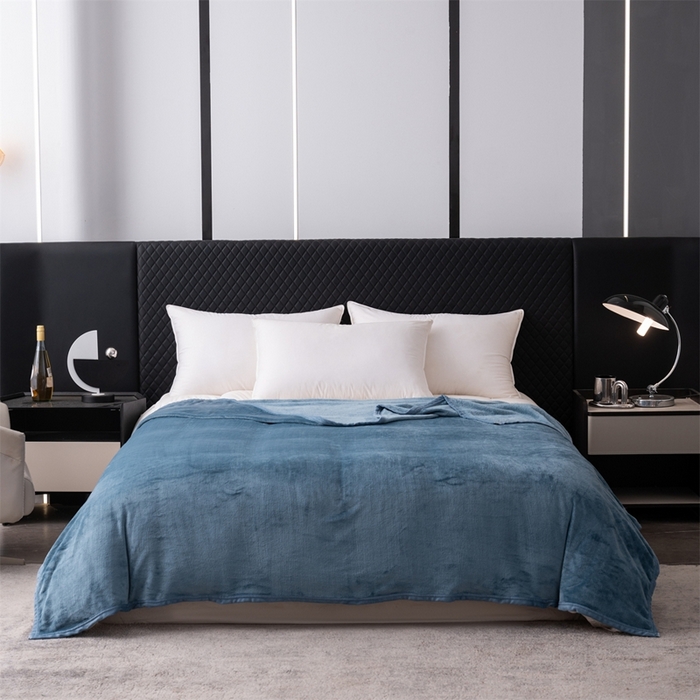 91家纺网 家纺一手货源 找家纺 （总）梵心 2025新款云貂绒毛毯法兰绒毛毯牛奶绒毛毯爆款盖毯直播跨境专供-可定制克重 