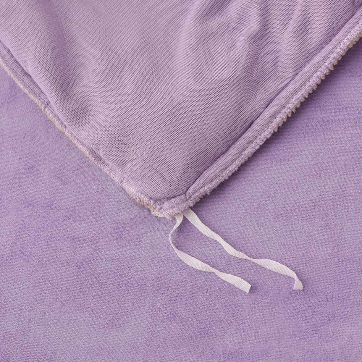 91家纺网 家纺一手货源 找家纺 湘雪家居  2025新款高克重纯色刺绣牛奶绒床盖款钟爱系列四件套-提供买家秀 钟爱款-熏韵紫