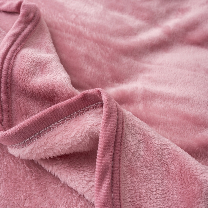 91家纺网 家纺一手货源 找家纺 梵心 2025新款云貂绒毛毯法兰绒毛毯牛奶绒毛毯爆款盖毯直播跨境专供-可定制克重 豆沙