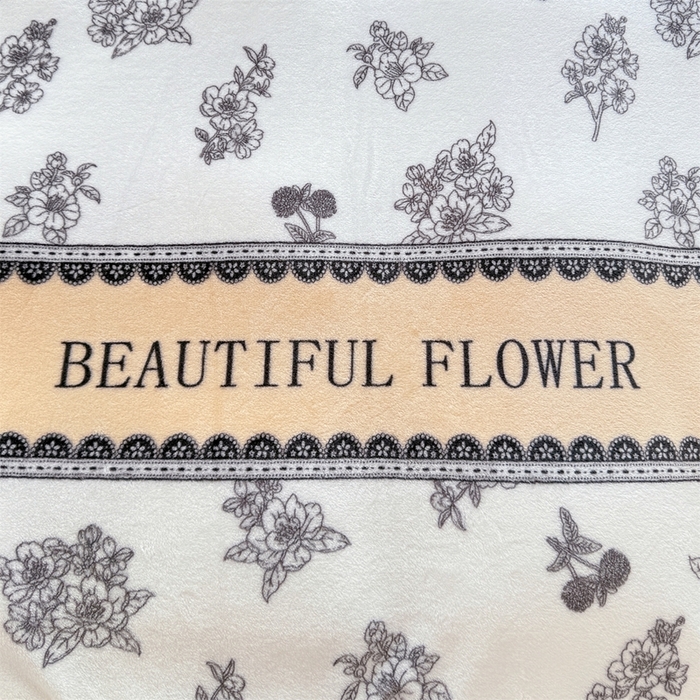 91家纺网 家纺一手货源 找家纺 梵心 2025新款云貂绒毛毯法兰绒毛毯牛奶绒毛毯爆款盖毯直播跨境专供-可定制克重 花影