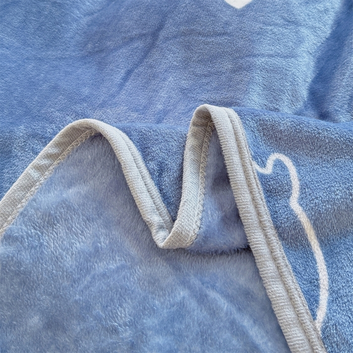 91家纺网 家纺一手货源 找家纺 梵心 2025新款云貂绒毛毯法兰绒毛毯牛奶绒毛毯爆款盖毯直播跨境专供-可定制克重 蓝鲸
