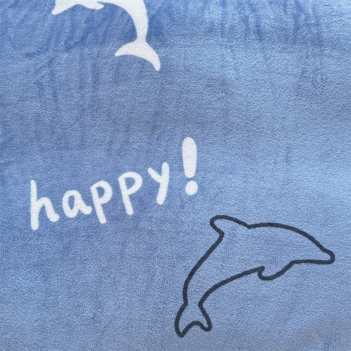 91家纺网 家纺一手货源 找家纺 梵心 2025新款云貂绒毛毯法兰绒毛毯牛奶绒毛毯爆款盖毯直播跨境专供-可定制克重 蓝鲸