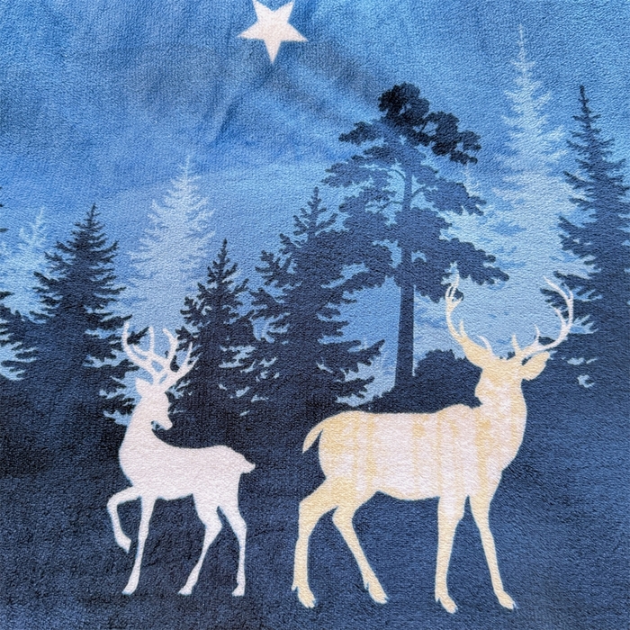 91家纺网 家纺一手货源 找家纺 梵心 2025新款云貂绒毛毯法兰绒毛毯牛奶绒毛毯爆款盖毯直播跨境专供-可定制克重 星空鹿