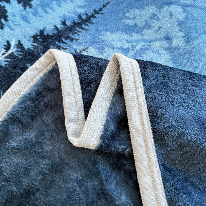 91家纺网 家纺一手货源 找家纺 梵心 2025新款云貂绒毛毯法兰绒毛毯牛奶绒毛毯爆款盖毯直播跨境专供-可定制克重 星空鹿