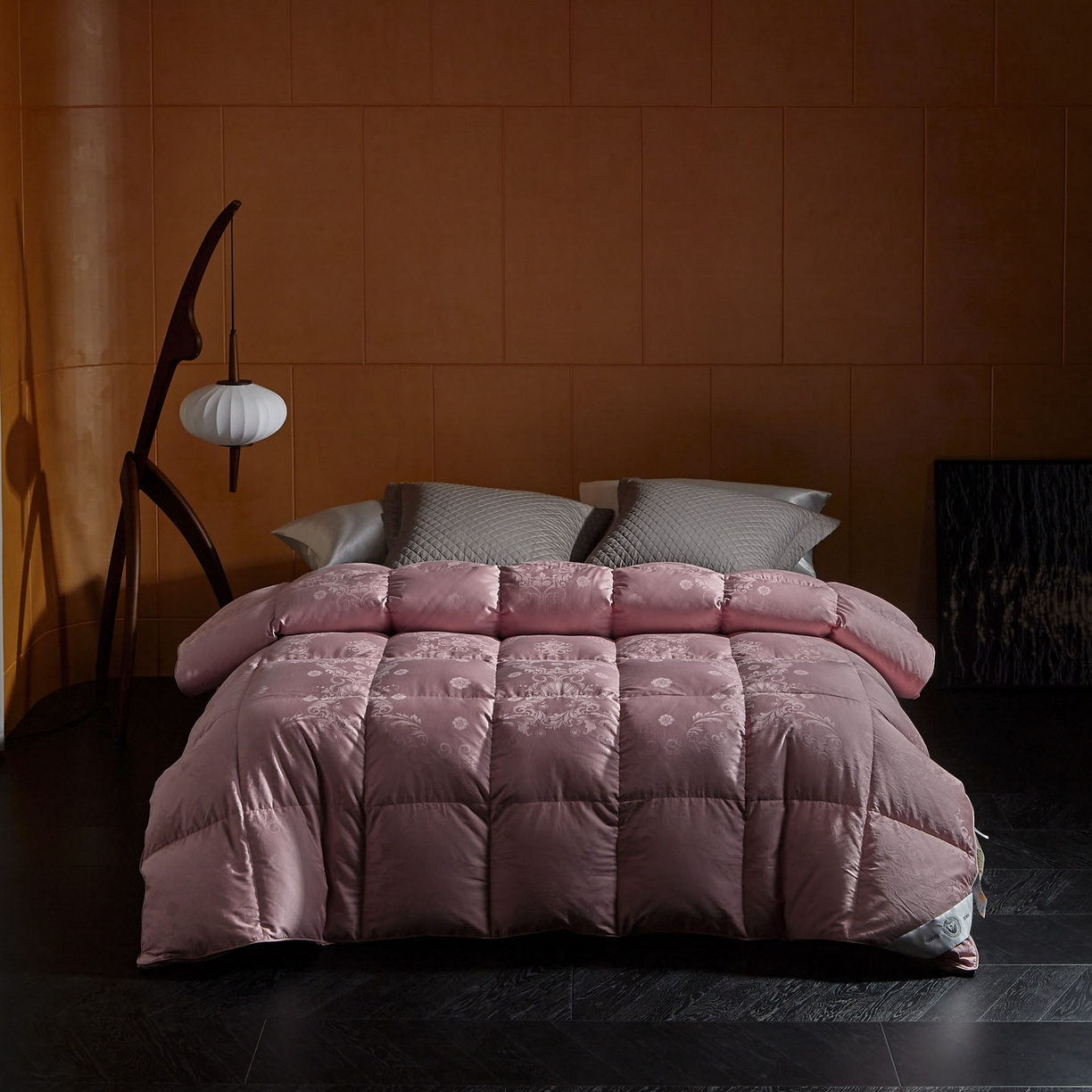 91家纺网 家纺一手货源 找家纺 暖羽屋羽绒馆 2025新款95白鸭绒被子绒子含量95 能过质检 白鸭绒被芯冬被羽绒被 F雅馨 浅棕