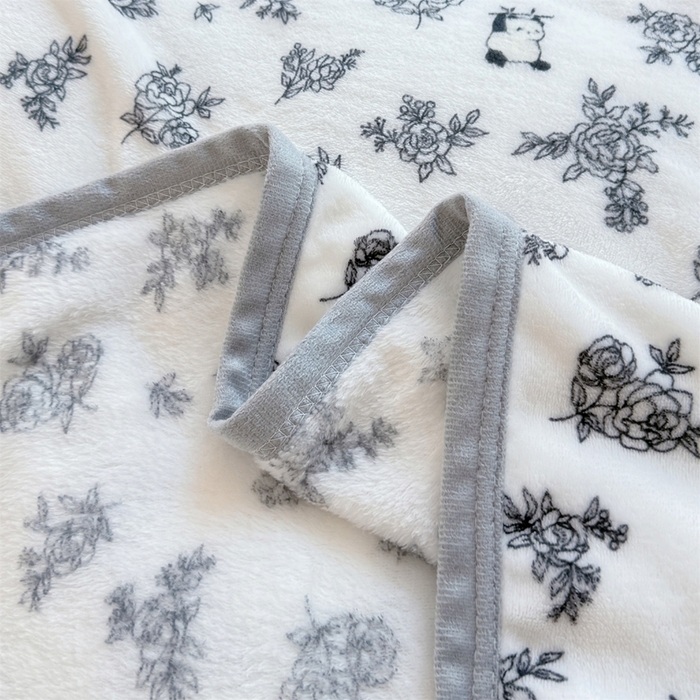 91家纺网 家纺一手货源 找家纺 梵心 2025新款云貂绒毛毯法兰绒毛毯牛奶绒毛毯爆款盖毯直播跨境专供-可定制克重 熊猫庄园