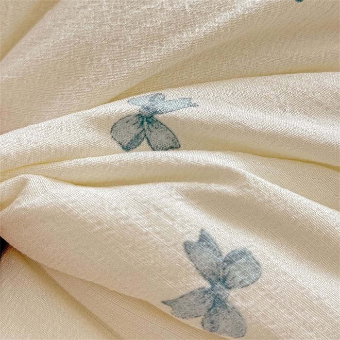 91家纺网 家纺一手货源 找家纺 繁花家居 2025新款床盖豆豆被套春秋被套冬被云感超软木棉被子被芯 花边床盖-豆豆被-奶黄蝶语