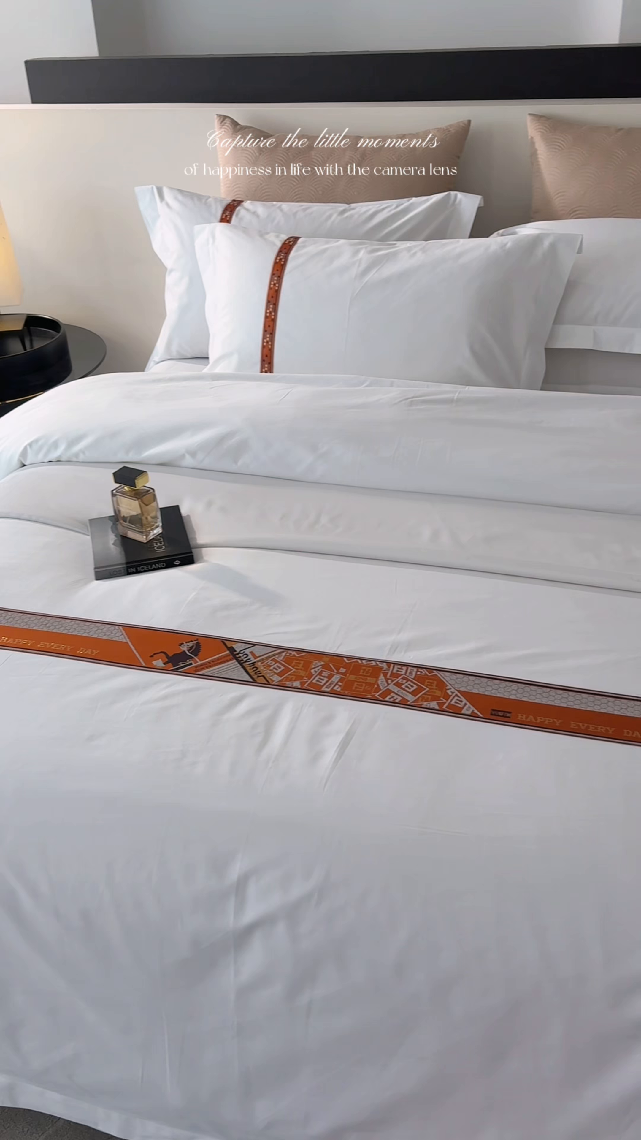 91家纺网 家纺一手货源 找家纺 诚臻/安力森 25年新款酒店织带四件套 森境暖韵