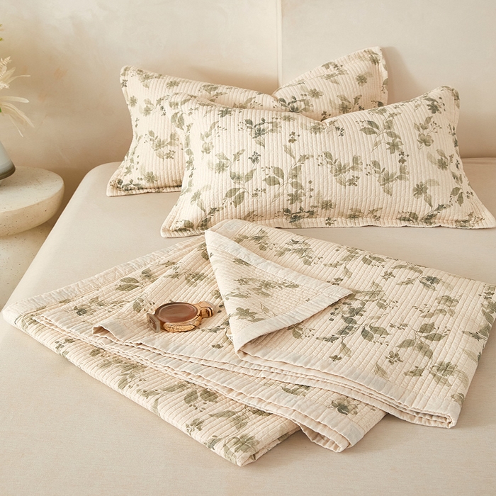 91家纺网 家纺一手货源 找家纺 （总）莎果家纺 2025新款高级轻奢棉麻床盖四件套