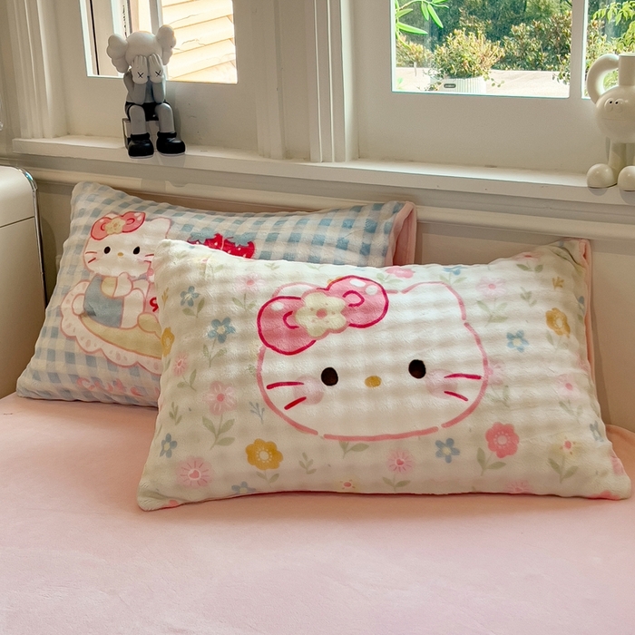 91家纺网 家纺一手货源 找家纺 （总）摩妮卡 2025新款亲肤舒适泡泡绒大版卡通印花五件套