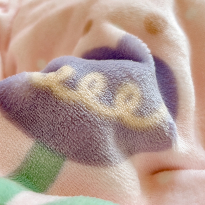 91家纺网 家纺一手货源 找家纺 摩妮卡 2025新款亲肤舒适泡泡绒大版卡通印花五件套 大版萌趣梦乡