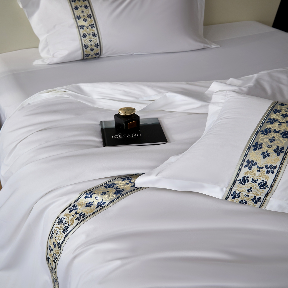 91家纺网 家纺一手货源 找家纺 诚臻/安力森 25年新款酒店织带四件套 木语雅奢