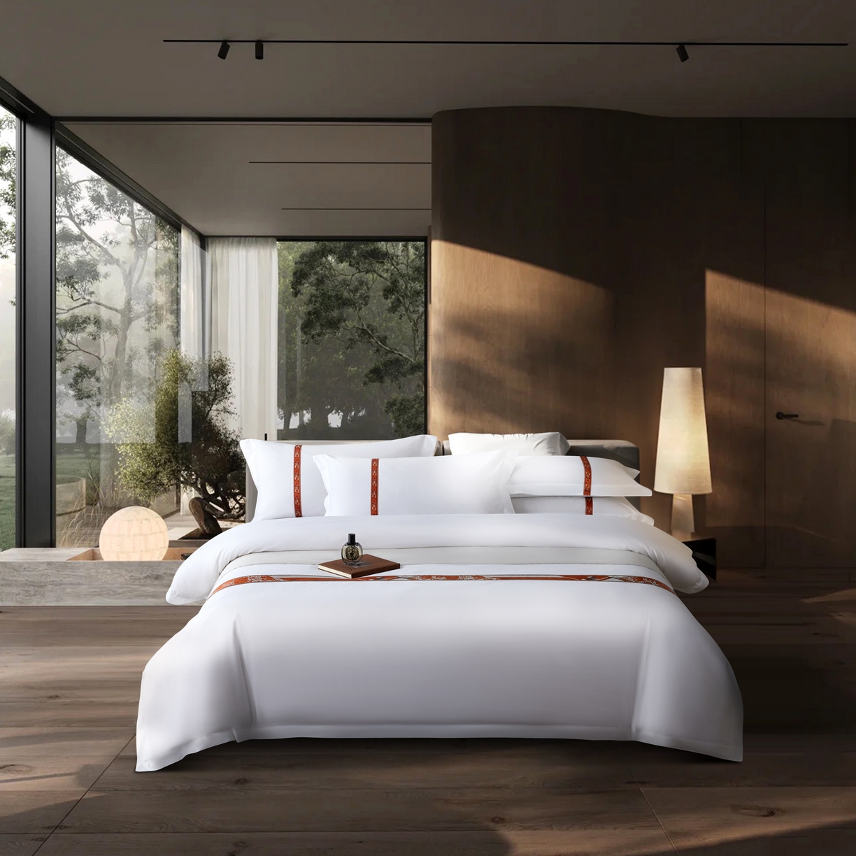 91家纺网 家纺一手货源 找家纺 诚臻/安力森 25年新款酒店织带四件套 森境暖韵