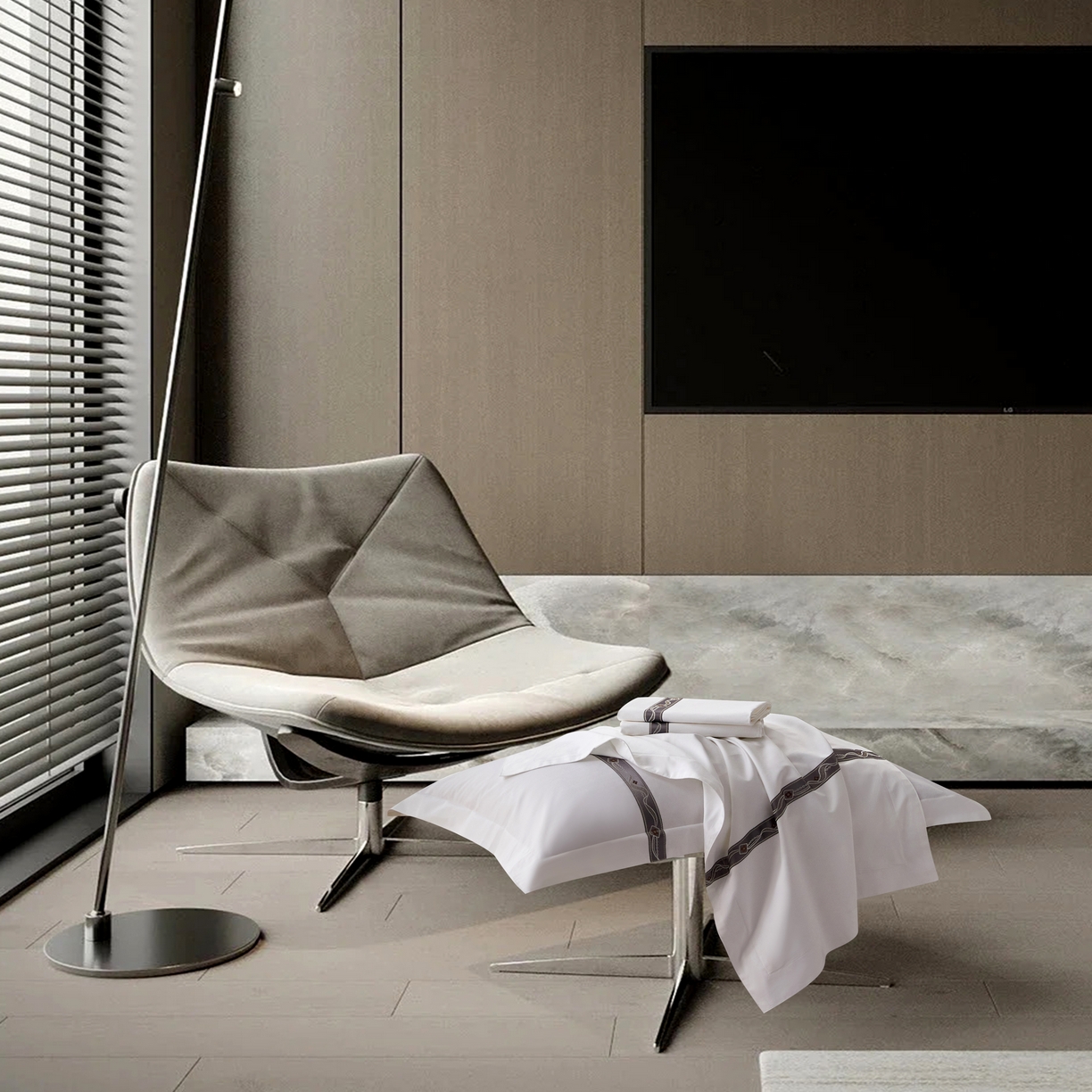 91家纺网 家纺一手货源 找家纺 诚臻/安力森 25年新款酒店织带四件套 都市臻境