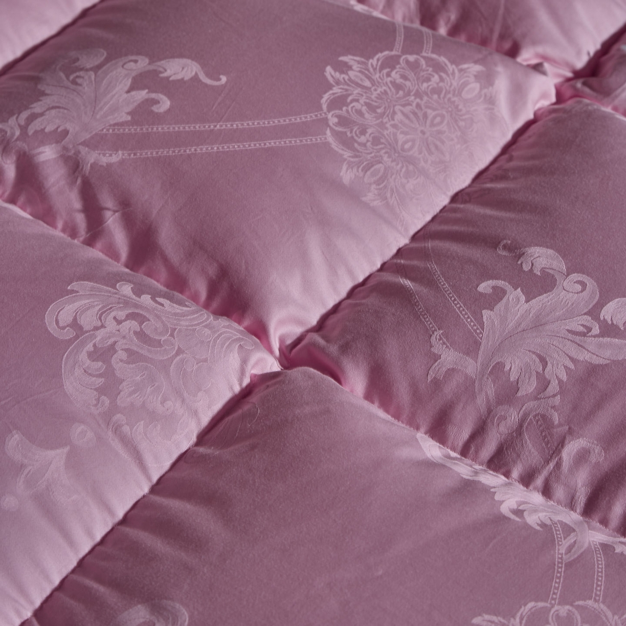 91家纺网 家纺一手货源 找家纺 暖羽屋羽绒馆 2025新款95白鸭绒被子绒子含量95 能过质检 白鸭绒被芯冬被羽绒被 F雅馨 粉色