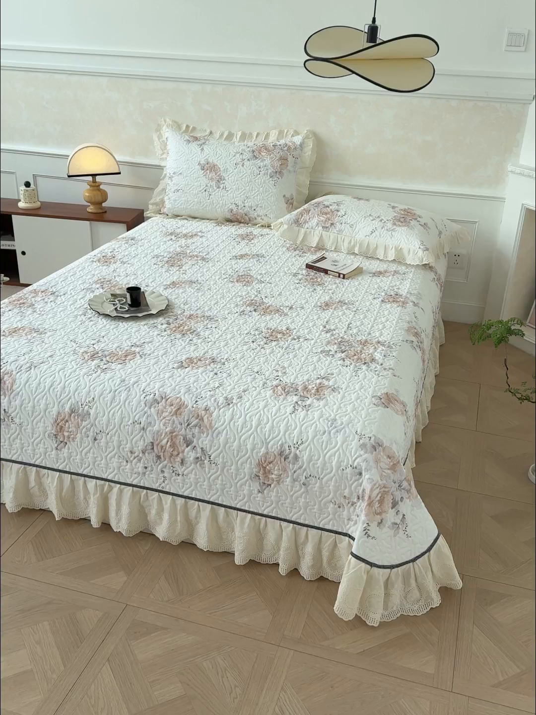 91家纺网 家纺一手货源 找家纺 （总）冬然家纺 2025新款纯棉数码印花工艺款单床盖