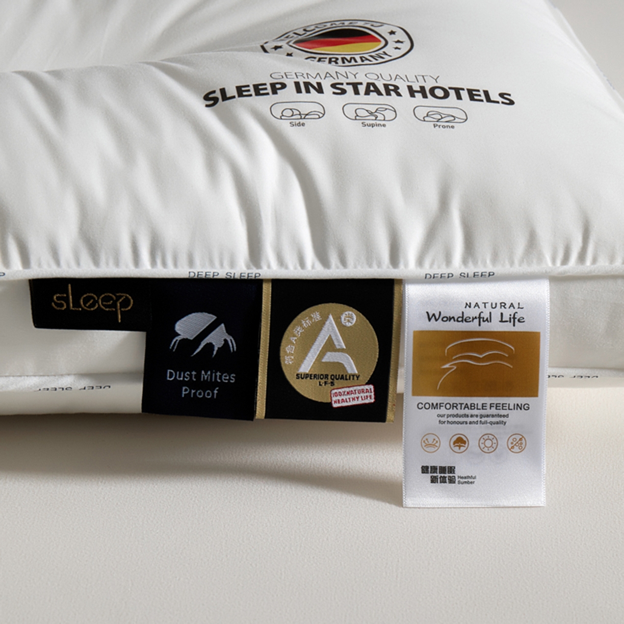 91家纺网 家纺一手货源 找家纺 （总）寐居家纺 2025新款星级酒店枕枕头枕芯