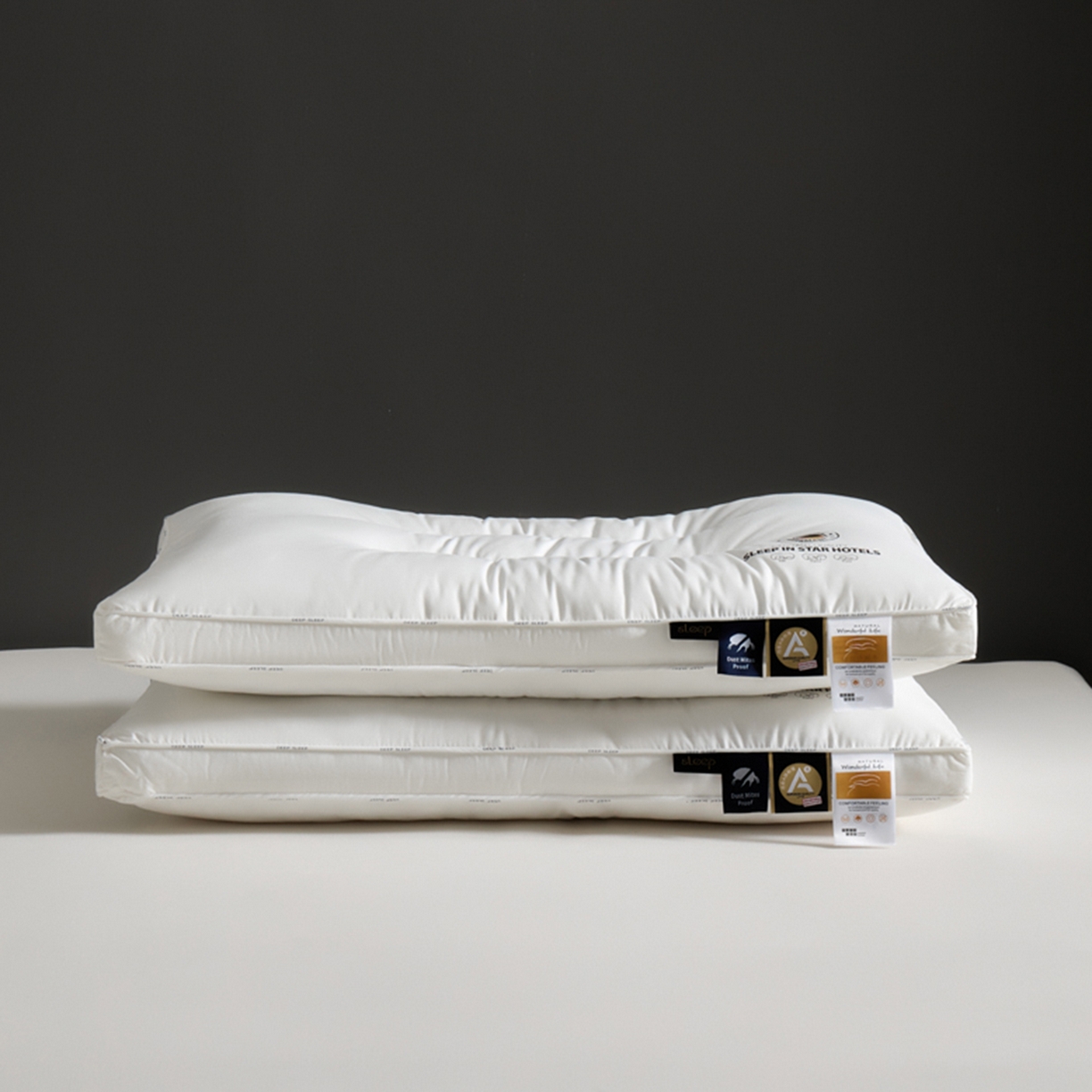 寐居家纺 2025新款星级酒店枕枕头枕芯 立体定型低枕