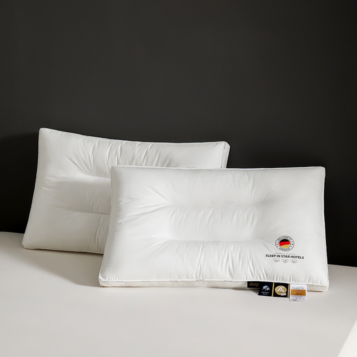 91家纺网 家纺一手货源 找家纺 寐居家纺 2025新款星级酒店枕枕头枕芯 立体定型低枕