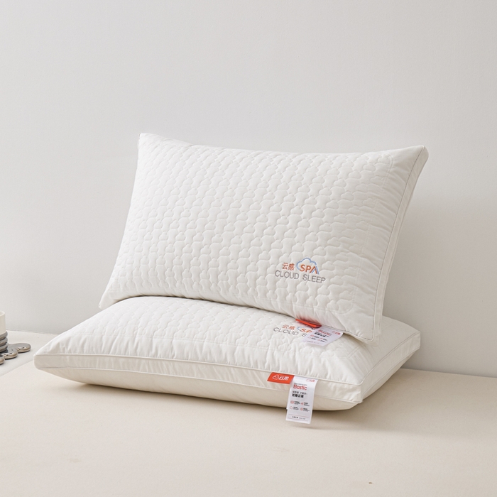 91家纺网 家纺一手货源 找家纺 寐居家纺 2025新款A类全棉云感枕枕头枕芯 云感立体高枕