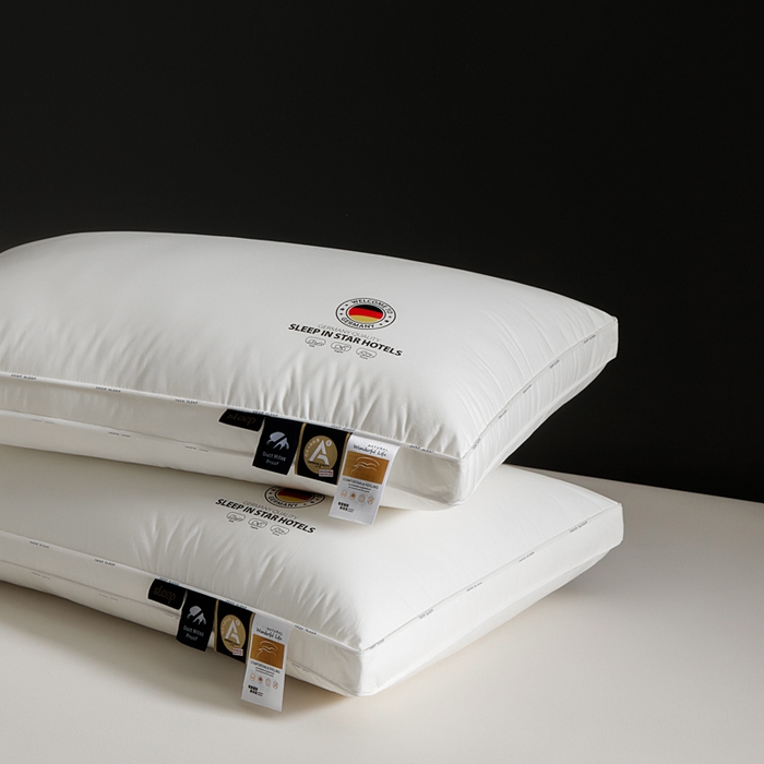 91家纺网 家纺一手货源 找家纺 寐居家纺 2025新款星级酒店枕枕头枕芯 立体中枕