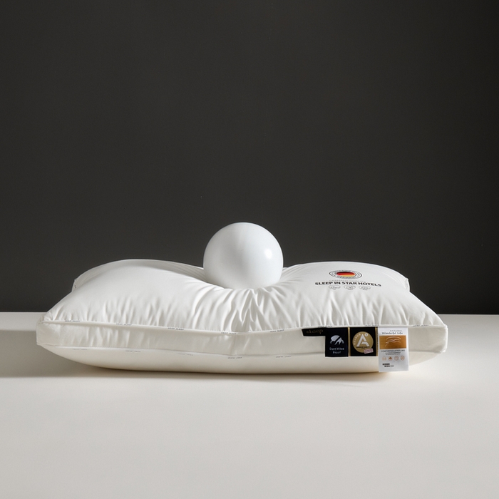 91家纺网 家纺一手货源 找家纺 寐居家纺 2025新款星级酒店枕枕头枕芯 立体高枕