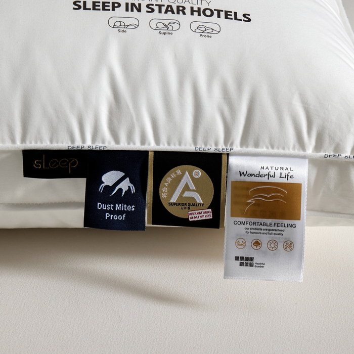 91家纺网 家纺一手货源 找家纺 寐居家纺 2025新款星级酒店枕枕头枕芯 立体高枕