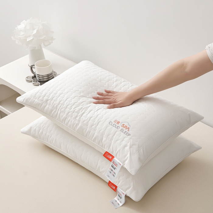 91家纺网 家纺一手货源 找家纺 寐居家纺 2025新款A类全棉云感枕枕头枕芯 云感单边中枕