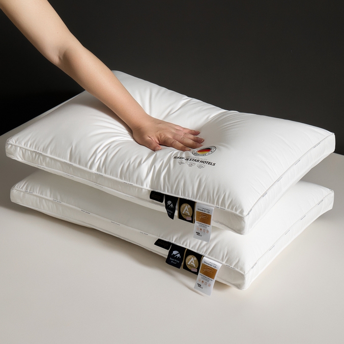 91家纺网 家纺一手货源 找家纺 寐居家纺 2025新款星级酒店枕枕头枕芯 立体高枕