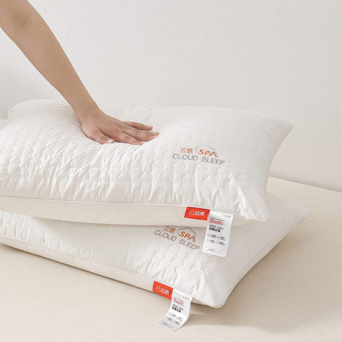 91家纺网 家纺一手货源 找家纺 寐居家纺 2025新款A类全棉云感枕枕头枕芯 云感单边中枕