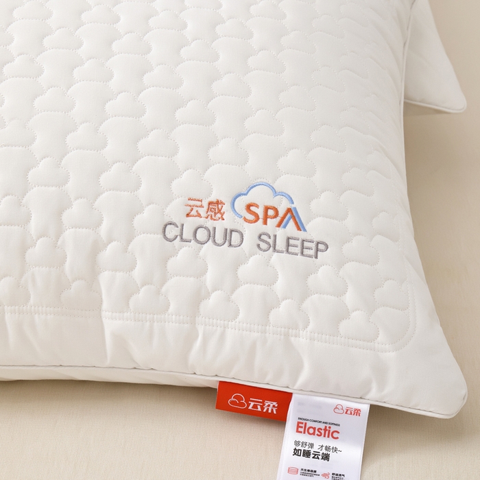 91家纺网 家纺一手货源 找家纺 寐居家纺 2025新款A类全棉云感枕枕头枕芯 云感单边中枕