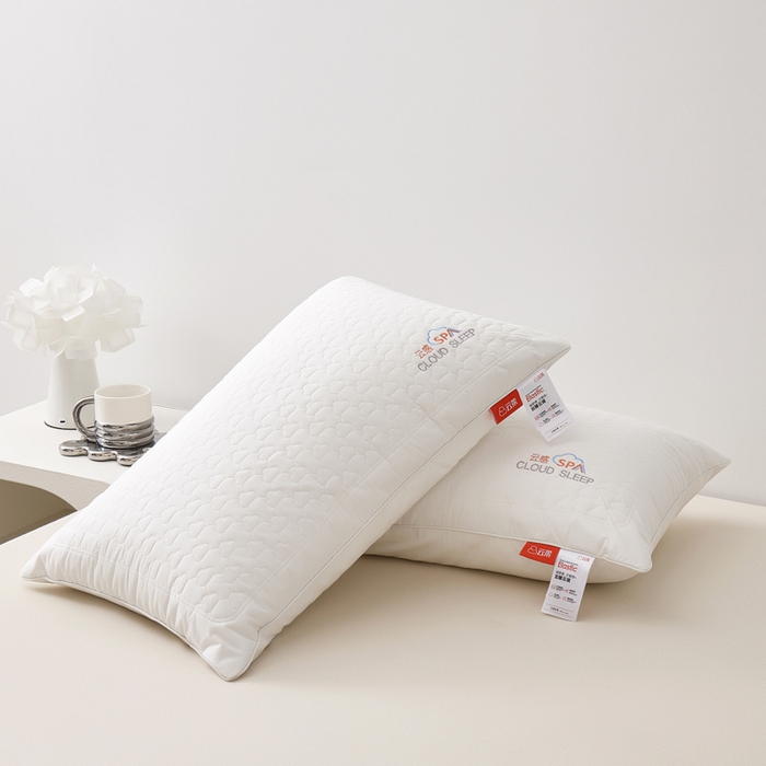 91家纺网 家纺一手货源 找家纺 寐居家纺 2025新款A类全棉云感枕枕头枕芯 云感单边中枕