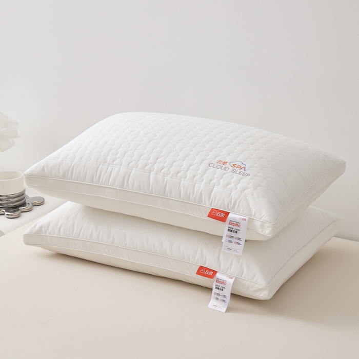 91家纺网 家纺一手货源 找家纺 寐居家纺 2025新款A类全棉云感枕枕头枕芯 云感立体高枕