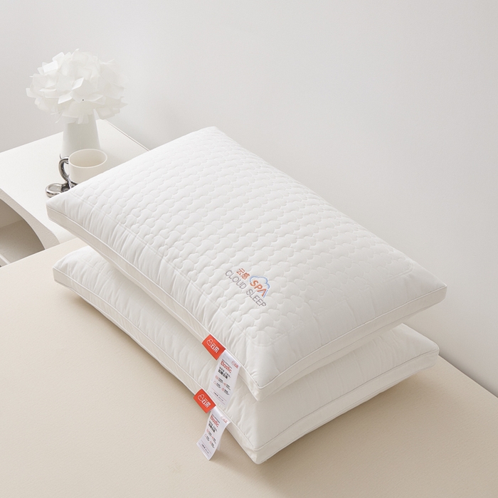 91家纺网 家纺一手货源 找家纺 寐居家纺 2025新款A类全棉云感枕枕头枕芯 云感立体高枕