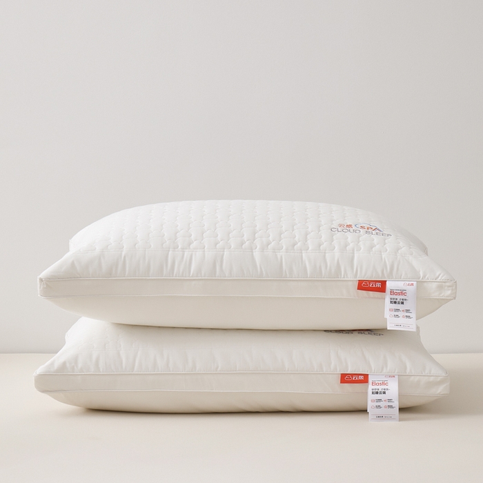 91家纺网 家纺一手货源 找家纺 寐居家纺 2025新款A类全棉云感枕枕头枕芯 云感立体高枕