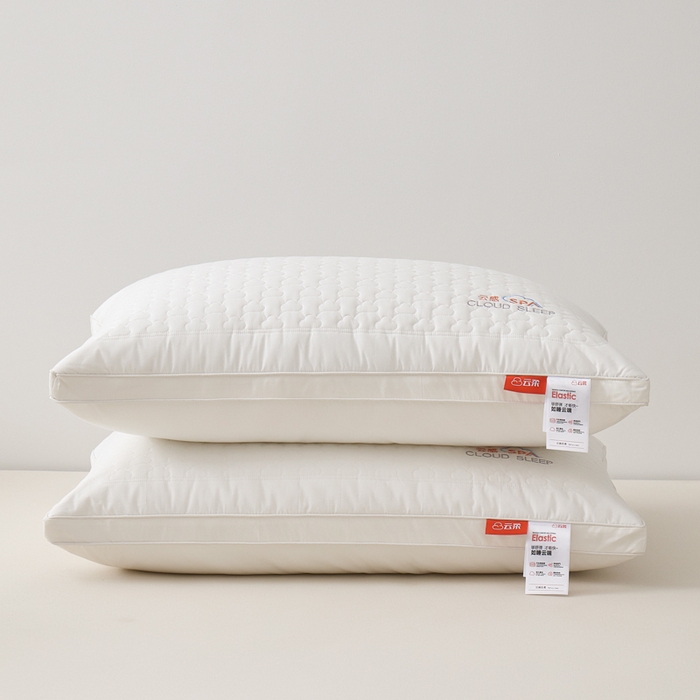 91家纺网 家纺一手货源 找家纺 寐居家纺 2025新款A类全棉云感枕枕头枕芯 云感立体高枕