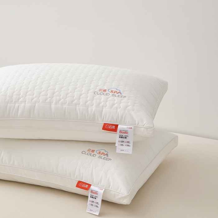 91家纺网 家纺一手货源 找家纺 寐居家纺 2025新款A类全棉云感枕枕头枕芯 云感立体高枕