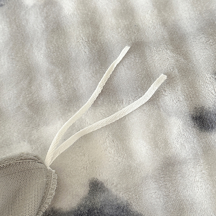 91家纺网 家纺一手货源 找家纺 许林家纺 2025新款炫彩水墨画仿兔毛绒大泡泡绒印大理石纹高克重绒四件套 石墨灰