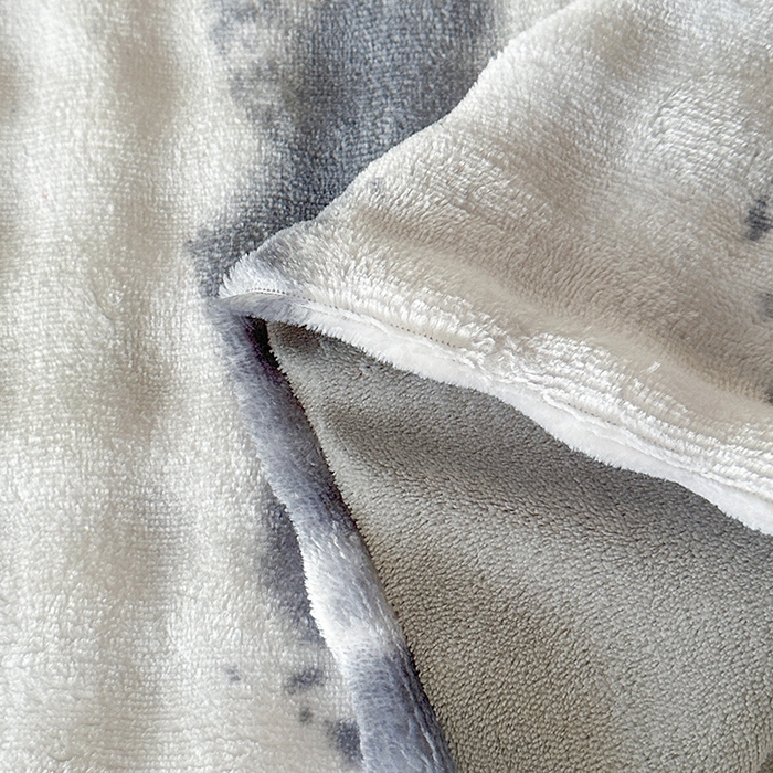 91家纺网 家纺一手货源 找家纺 许林家纺 2025新款炫彩水墨画仿兔毛绒大泡泡绒印大理石纹高克重绒四件套 石墨灰