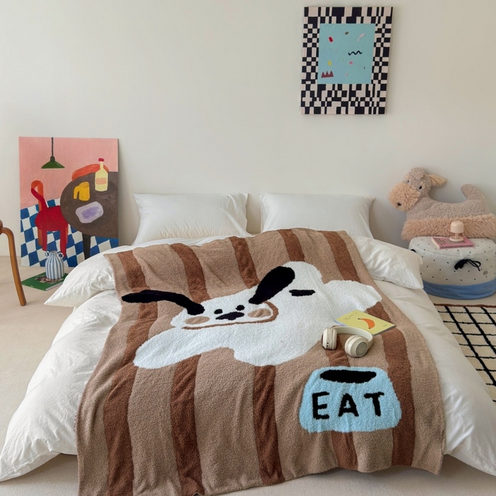 91家纺网 家纺一手货源 找家纺 （总）法芙娜家纺 2025新款亲肤舒适半边绒毛毯