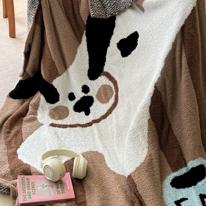 91家纺网 家纺一手货源 找家纺 （总）法芙娜家纺 2025新款亲肤舒适半边绒毛毯