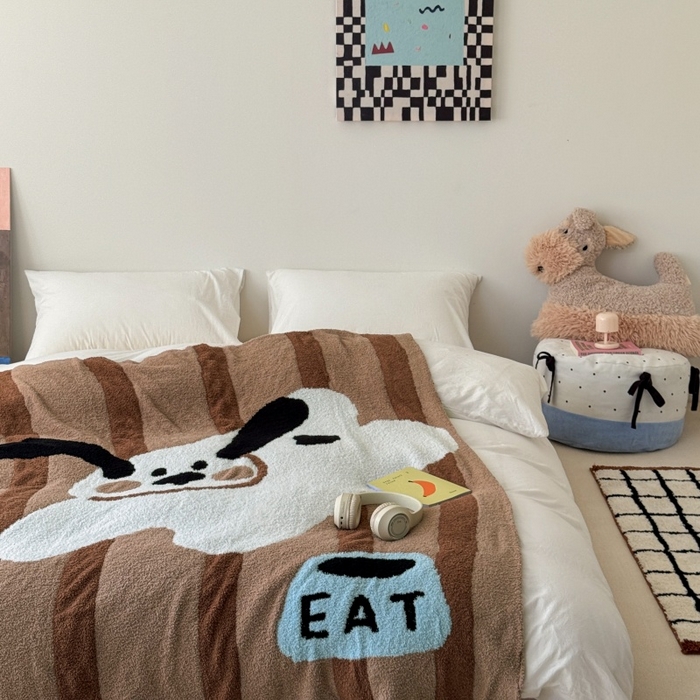 91家纺网 家纺一手货源 找家纺 （总）法芙娜家纺 2025新款亲肤舒适半边绒毛毯