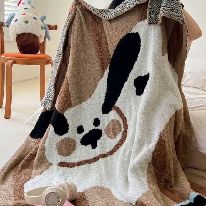 91家纺网 家纺一手货源 找家纺 （总）法芙娜家纺 2025新款亲肤舒适半边绒毛毯